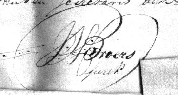 Handtekening H Broers